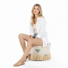 Buy Pouffe Boho Bali , Square in Cotton and wool- Janet Bali Multicolour 60248 at MyFaktory