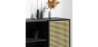 Buy Natural Wood Sideboard - Vintage Design - Black -  Oga Black 60362 at MyFaktory