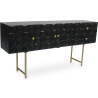 Buy Wooden Console - Vintage Design Sideboard - Black - Fros Black 60375 at MyFaktory