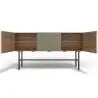 Buy Wooden Sideboard - Vintage Design - 2 doors - Zesnar Grey 60376 in the United Kingdom