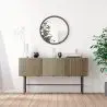 Buy Wooden Sideboard - Vintage Design - 2 doors - Zesnar Grey 60376 - in the UK