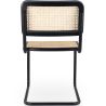 Buy Dining Chair, Natural Rattan And Black Wood - Lona Black 60451 at MyFaktory