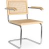 Buy Dining Chair with Armrests - Vintage Design - Wood and Rattan - Lia  Natural 60452 at MyFaktory