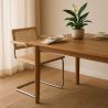 Buy Dining Chair with Armrests - Vintage Design - Wood and Rattan - Lia  Natural 60452 - prices