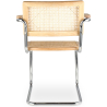 Buy Dining Chair with Armrests - Vintage Design - Wood and Rattan - Lia  Natural 60452 - in the UK