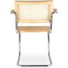 Buy Dining Chair with Armrests - Vintage Design - Wood and Rattan - Lia  Natural 60452 at MyFaktory