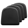 Buy X4 Cushion for Bistrot Metalix chair and stool Black 60461 - in the UK