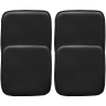 Buy Pack of 4 Magnetic Cushions for Stool - Faux Leather - Metalix Black 60463 - prices