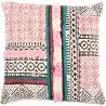 Buy Square Cotton Cushion in Boho Bali Style cover + filling - Blair Multicolour 60179 - in the UK