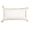 Buy Rectangular Cushion in Boho Bali Style, Cotton cover + filling - Doreen Cream 60220 at MyFaktory