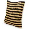 Buy Square Boho Bali Cushion, Raffia cover + filling - Chelsea Beige 60224 - prices