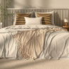 Buy Square Boho Bali Cushion, Raffia cover + filling - Chelsea Beige 60224 - in the UK