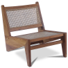 Buy Rattan armchair, Boho Bali design, Rattan and Teak Wood - Marcra Natural 60465 - in the UK