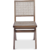Buy Cannage Dining Chair, Bali Boho Style, Rattan and Teak Wood - Ruye Natural 60474 in the United Kingdom