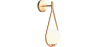 Buy Wall lamp in modern style, glass - Drop Gold 60239 at MyFaktory