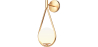 Buy Wall lamp in modern style, glass - Drop Gold 60239 - prices