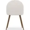Buy Dining Chair - Upholstered in Bouclé Fabric - Scandinavian - Bennett White 60480 - in the UK