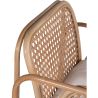 Buy Rattan Armchair with Cushion, Boho Bali Design - Leta White 60300 home delivery