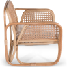 Buy Rattan Armchair with Cushion, Boho Bali Design - Leta White 60300 - prices