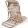 Buy Beach Chair in Rattan, Boho Bali Design - Manra Natural 60307 - in the UK