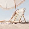 Buy Beach Chair in Rattan, Boho Bali Design - Manra Natural 60307 in the United Kingdom