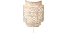Buy Bamboo Wall Lamp Shade, Boho Bali Style - Lorna Natural 60485 at MyFaktory