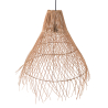 Buy Woven Rattan Pendant Light, Boho Bali Style - Perca Natural 60489 at MyFaktory