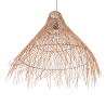 Buy Woven Rattan Pendant Light, Boho Bali Style - Perca Natural 60489 - prices