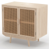 Buy Natural Wood Sideboard - Boho Bali Design - 2 doors - Wada Natural 60510 with a guarantee