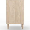 Buy Natural Wood Sideboard - Boho Bali Design - 2 doors - Wada Natural 60510 - prices