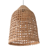 Buy Rattan Pendant Lamp, Boho Bali Style - Grau Natural 60491 - prices