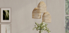 Buy Rattan Pendant Lamp, Boho Bali Style - Oya Natural 60492 in the United Kingdom