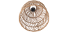 Buy Rattan Pendant Lamp, Boho Bali Style - Oya Natural 60492 in the United Kingdom