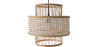 Buy Boho Bali Pendant Lamp, Bamboo and Rattan - Sar Natural 60488 - in the UK