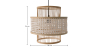 Buy Boho Bali Pendant Lamp, Bamboo and Rattan - Sar Natural 60488 - in the UK
