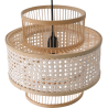 Buy Boho Bali Pendant Lamp, Bamboo and Rattan - Sar Natural 60488 at MyFaktory