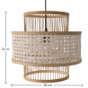 Buy Boho Bali Pendant Lamp, Bamboo and Rattan - Sar Natural 60488 with a guarantee