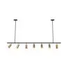 Buy Rail Ceiling Lamp - 7 Adjustable Gold Spotlights - 140CM - Lark Gold 60517 at MyFaktory