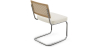 Buy Dining Chair Natural Rattan Lattice Back Boucle Design - Jya White 60537 - in the UK