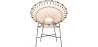 Buy Round Synthetic Rattan Outdoor Chair - Boho Bali Design - Monai Natural 60541 - in the UK