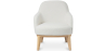 Buy Upholstered Dining Chair - White Boucle - Yenva White 60543 - in the UK