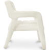 Buy Upholstered Dining Chair - White Boucle - Larsa White 60544 in the United Kingdom