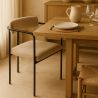 Buy Upholstered Dining Chair - Velvet - Yara Taupe 60545 - in the UK