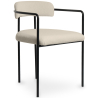 Buy Upholstered Dining Chair - White Boucle - Yara White 60546 at MyFaktory