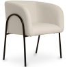 Buy Upholstered Dining Chair - White Boucle - Skye White 60547 home delivery
