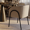 Buy Upholstered Dining Chair - White Boucle - Skye White 60547 - in the UK