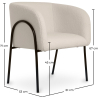 Buy Upholstered Dining Chair - White Boucle - Skye White 60547 - in the UK