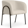 Buy Upholstered Dining Chair - White Boucle - Skye White 60547 at MyFaktory