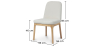 Buy Upholstered Dining Chair - White Boucle - Leira White 60550 home delivery