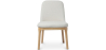 Buy Upholstered Dining Chair - White Boucle - Leira White 60550 in the United Kingdom